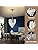 AHXIAOZN Luxury Chandelier Crystal Light, K9 Crystal Chandelier, Silver Ceiling Lights Living Room,Round Lampshades