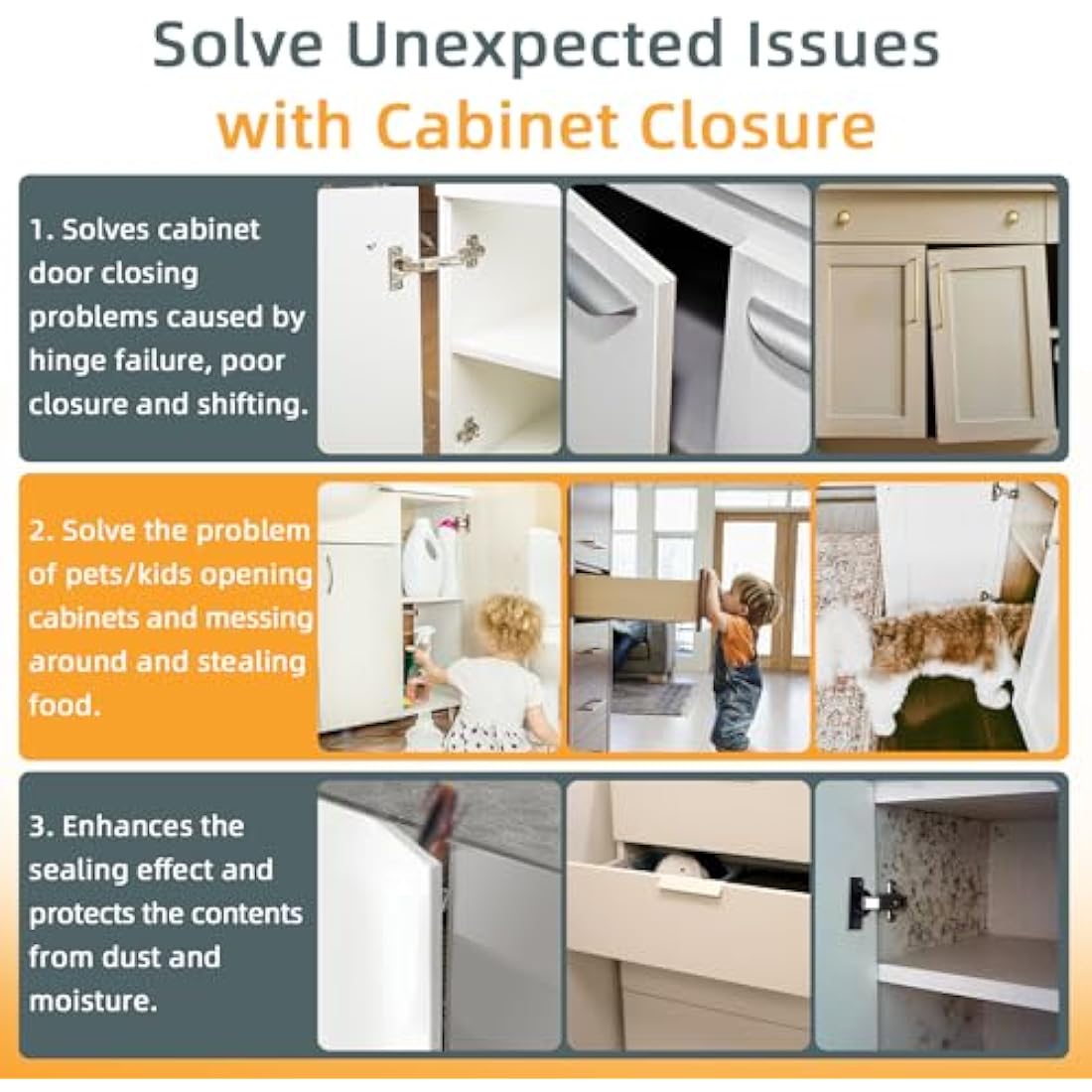 Cabinet Door Magnetic Catch Jiayi 4 Pack Magnetic Cupboard Door Catches 14KG Pulls Door Magnet Stainless Steel Wardrobe Magnet Heavy Duty Magnetic Latch for Kitchen Mirror Cupboard Door Closing