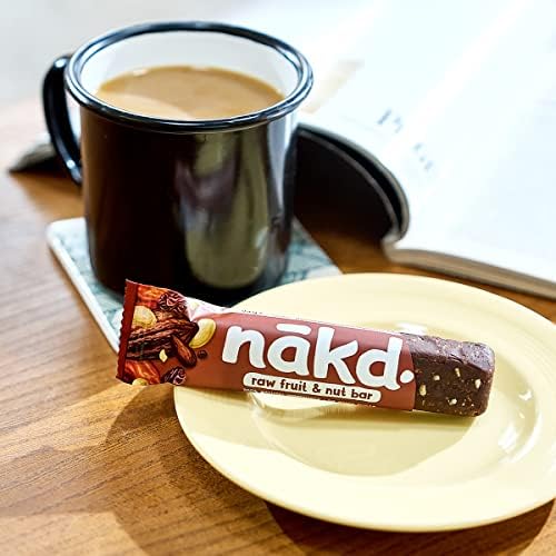 Nakd Peanut Delight Natural Fruit & Nut Bars - Vegan - Healthy Snack - Gluten Free - 35g x 18 bars
