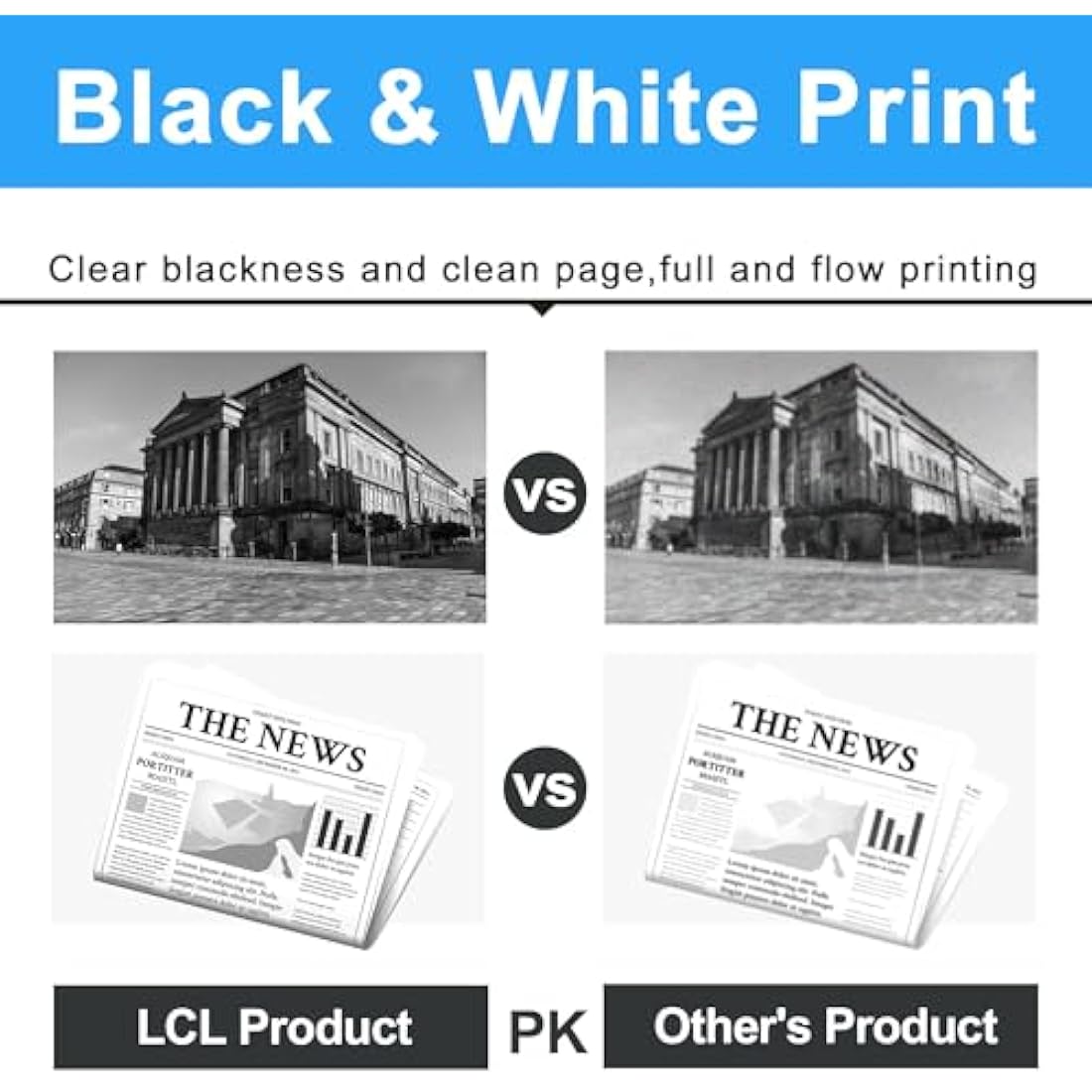 LCL MLT-D103L Toner Cartridge Replacement for Samsung MLT-D103L MLT-D103S 2500 Pages for Samsung ML-2950 ML-2950ND ML-2955DW ML-2955ND SCX-4726FN SCX-4728FD SCX-4729FD SCX-4729FW (2 Black)
