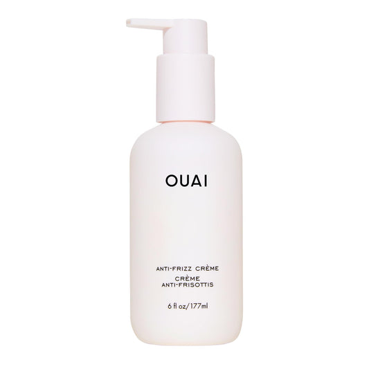OUAI Anti Frizz Cream - Moisturizing Hair Cream with Frizz Control & Heat Protection - Provides Lasting Hydration with Jackfruit & Beetroot Extract -