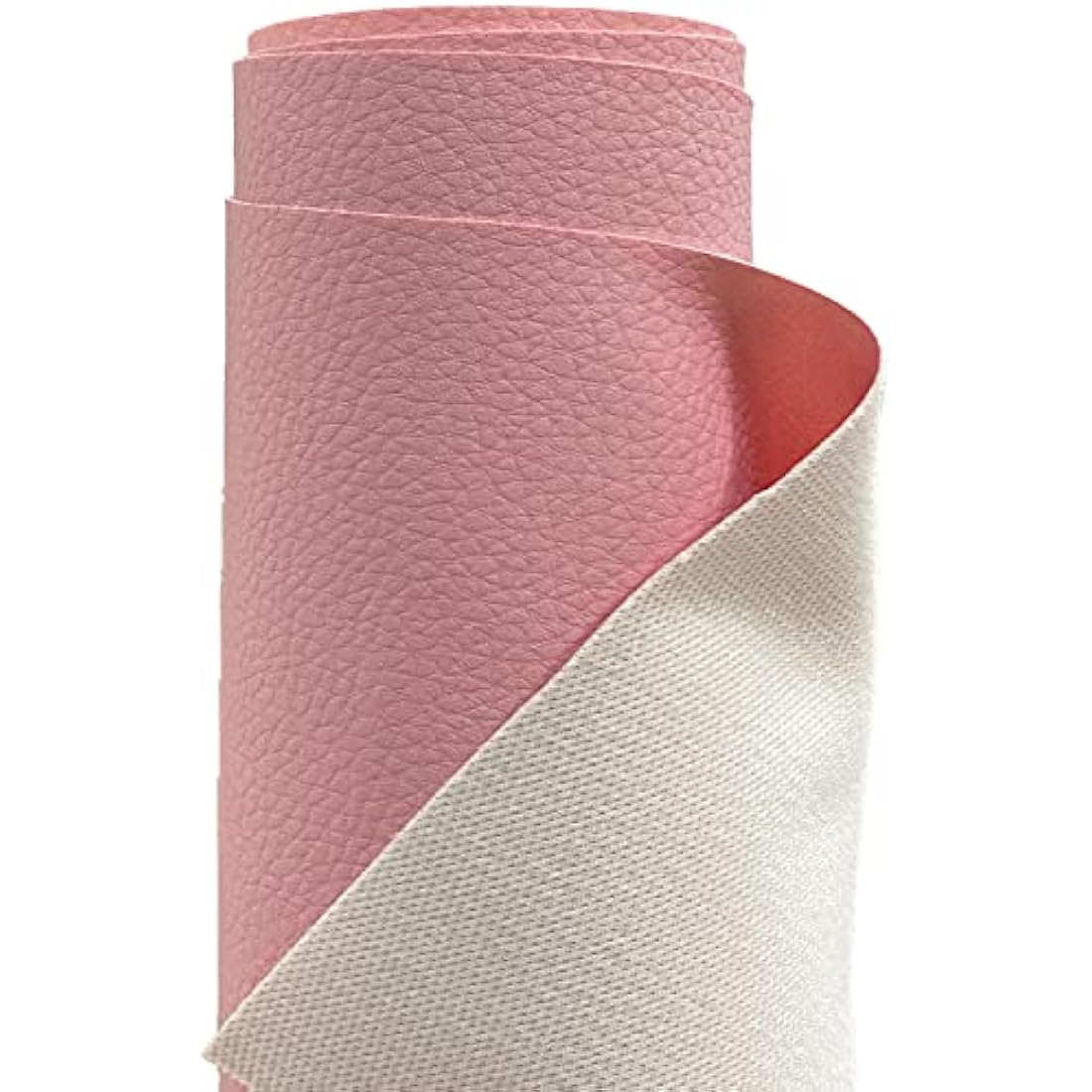 A-Express Grained Faux Leather Fabric Waterproof Heavy Duty Leatherette Vinyl Leathercloth Upholstery Textured Material - Light Pink Half Metre 50cm x 140cm