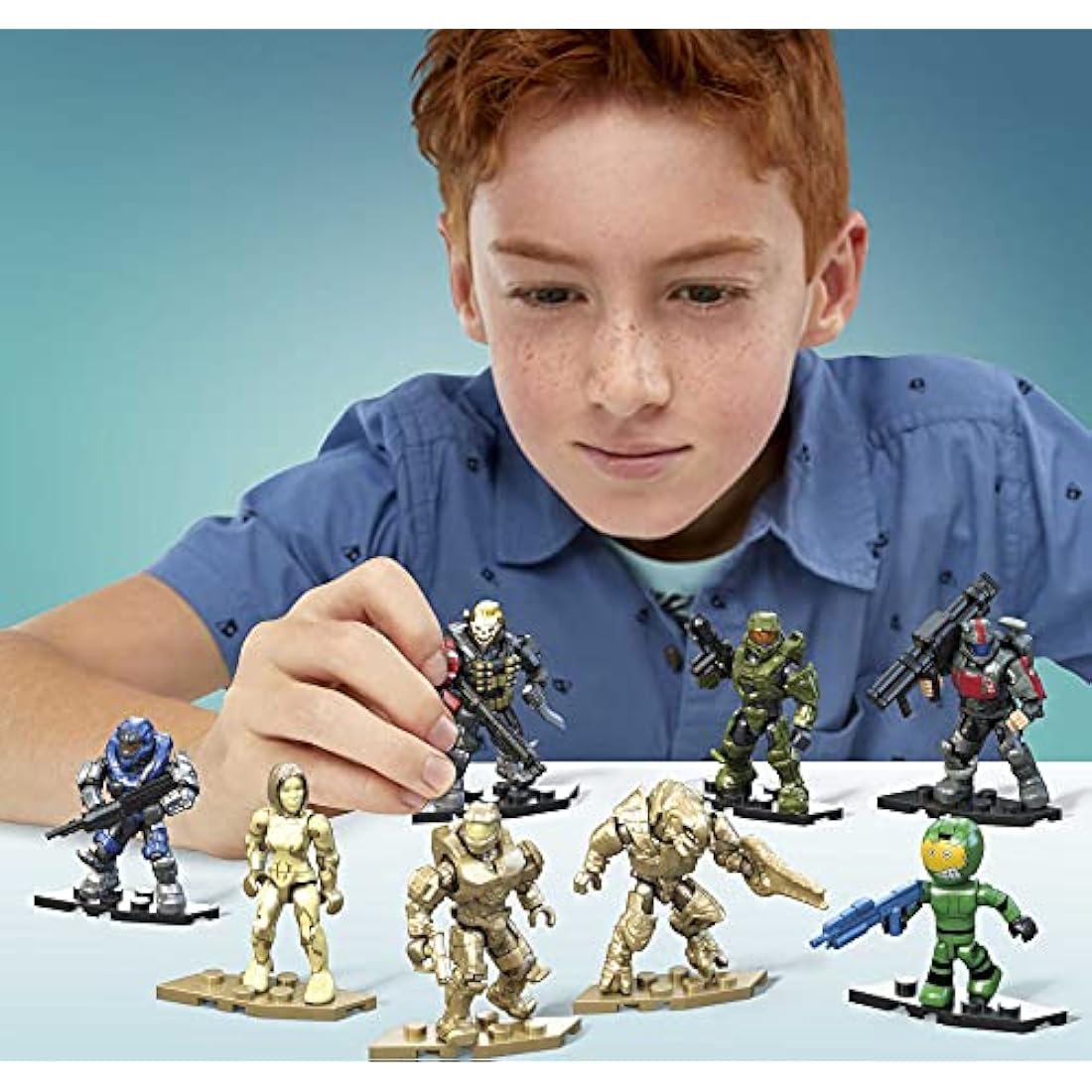 Mega HALO 20th Anniversary Character Pack HALO Infinite Construction Set, Building Toys for Boys [Amazon Exclusive]