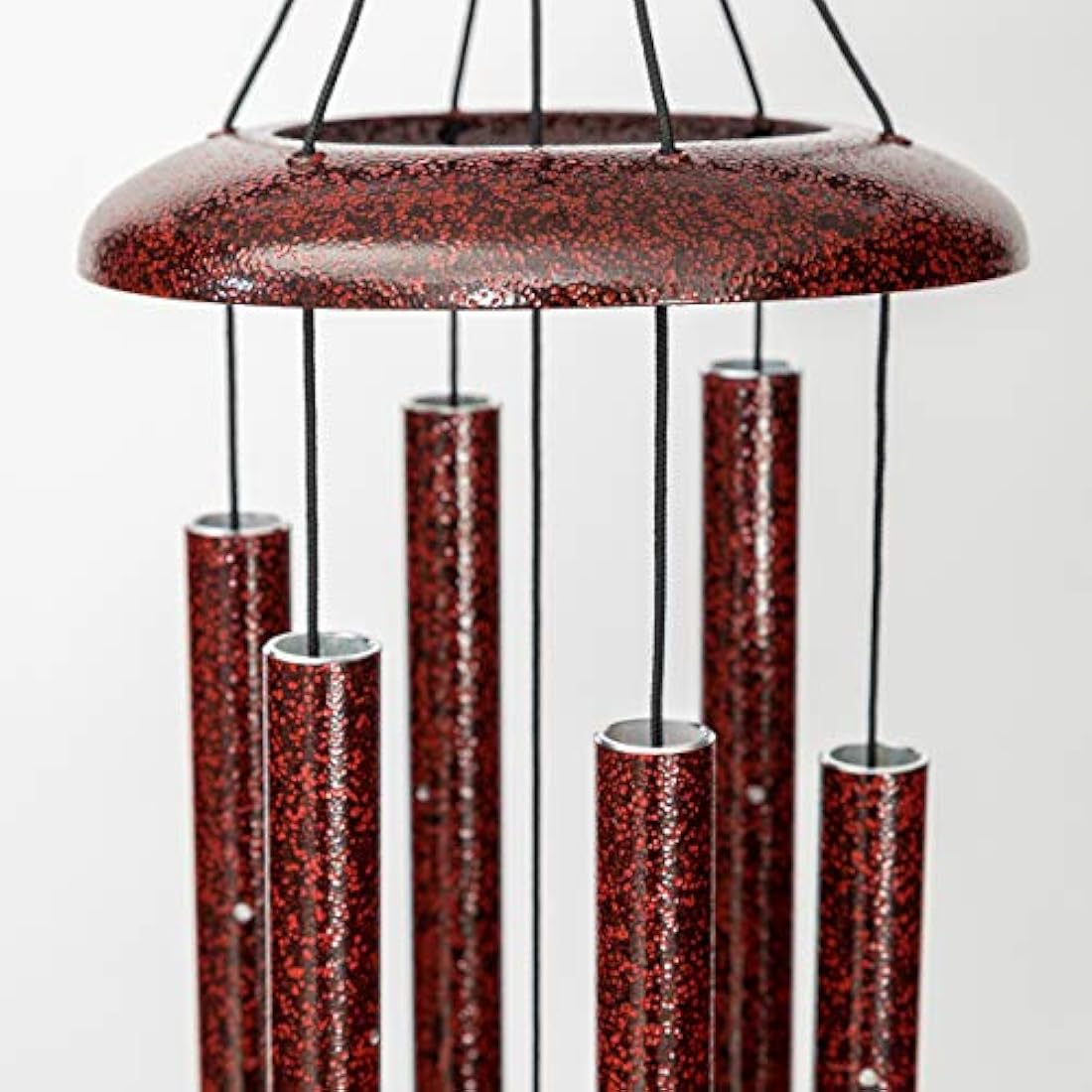 Corinthian Bells by Wind River - 27 inch Ruby Splash Wind Chime for Patio, Backyard, Garden, and Outdoor Decor (Aluminum Chime) Made in The USA
