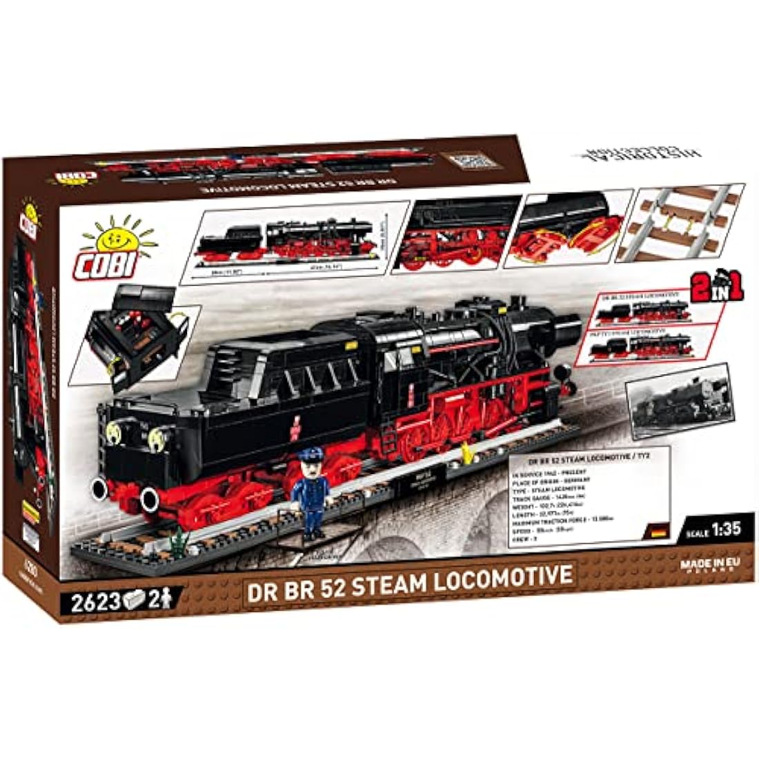COBI DR BR 52 Steam Locomotive