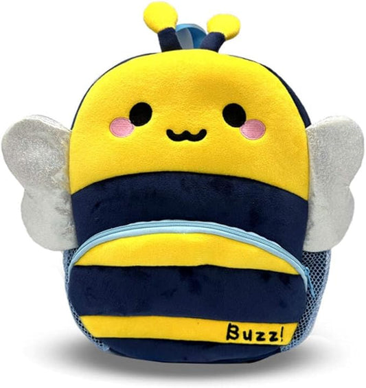 Puckator Adoramals Bobby the Bee Rucksack Backpack - Children's Backpacks - Small Luggage Bag - Travel Backpack - Backpack For School - Toddler Kids Backpack - Cute Bags - Nursery Backpack Back Pack