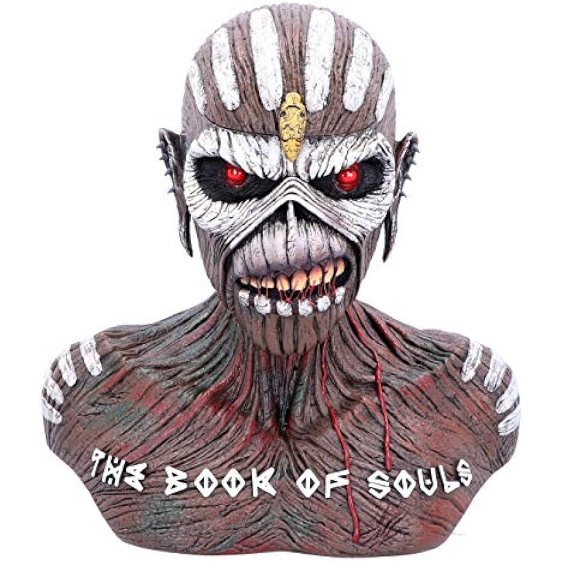 Nemesis Now Officially Licensed Iron Maiden Book of Souls Bust Box, Brown, 26cm (Large)