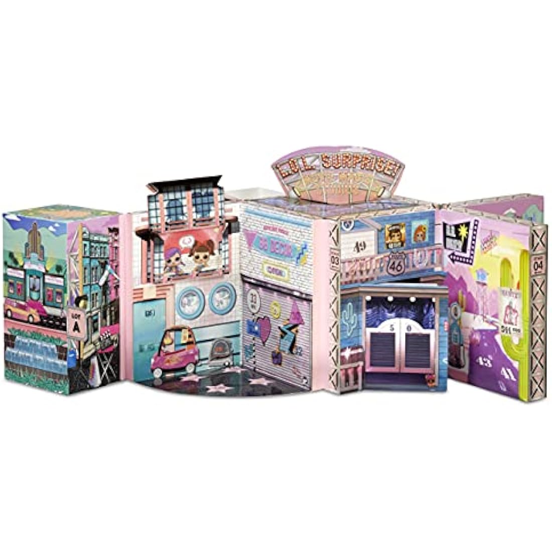 L.O.L. Surprise! 576532EUC LOL OMG Magic Studios-70+ Surprises, 12 2 Fashion Dolls, Studio Stages, Green Screen, Phone Tripod, Movie Theater/Set Packaging, Accessories-for Children Ages 4+