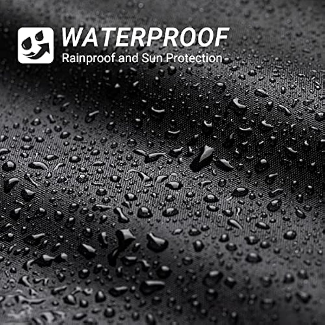 Favoto Motorbike Cover Waterproof Motorcycle Cover Outdoor Oxford Fabric XXL Indoor UV Protection Dustproof Windproof for Outside Storage Scooter Cycle Moped Cover 245 x 105 x 125 cm