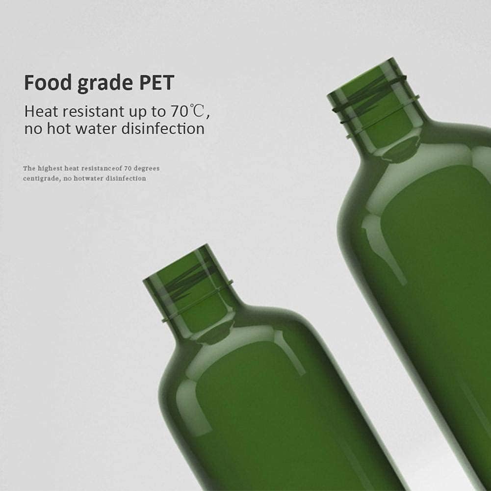 TOPINCN Plastic Bottles with Pump Dispenser, 16.9oz/500ml Pump Bottles Refillable Containers for Shampoo Lotion Conditioner Liquid Soap