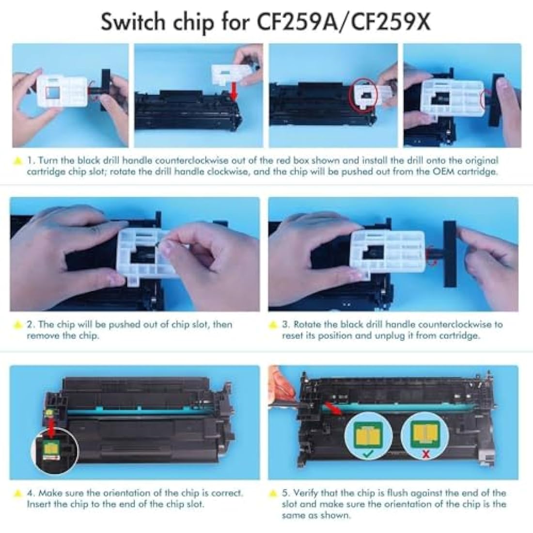 TRUE IMAGE Compatible CF259A Toner Cartridge for HP 59A Laserjet Pro M404dn Toner M404dw MFP M428fdw M428dw M428fdn M404n M304n M304dn M406 M430 M428 M404 M304 59X CF259X (Black, 1-Pack)