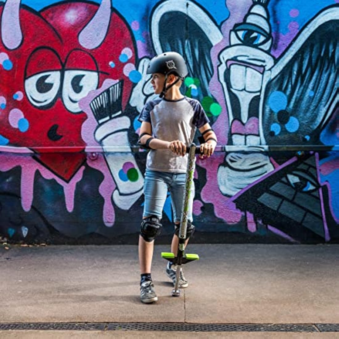 Xootz Pogo Stick | Industrial Design for Kids, Boys and Girls, Soft Foam Handlebars, Ages 5+, Up to 35kg
