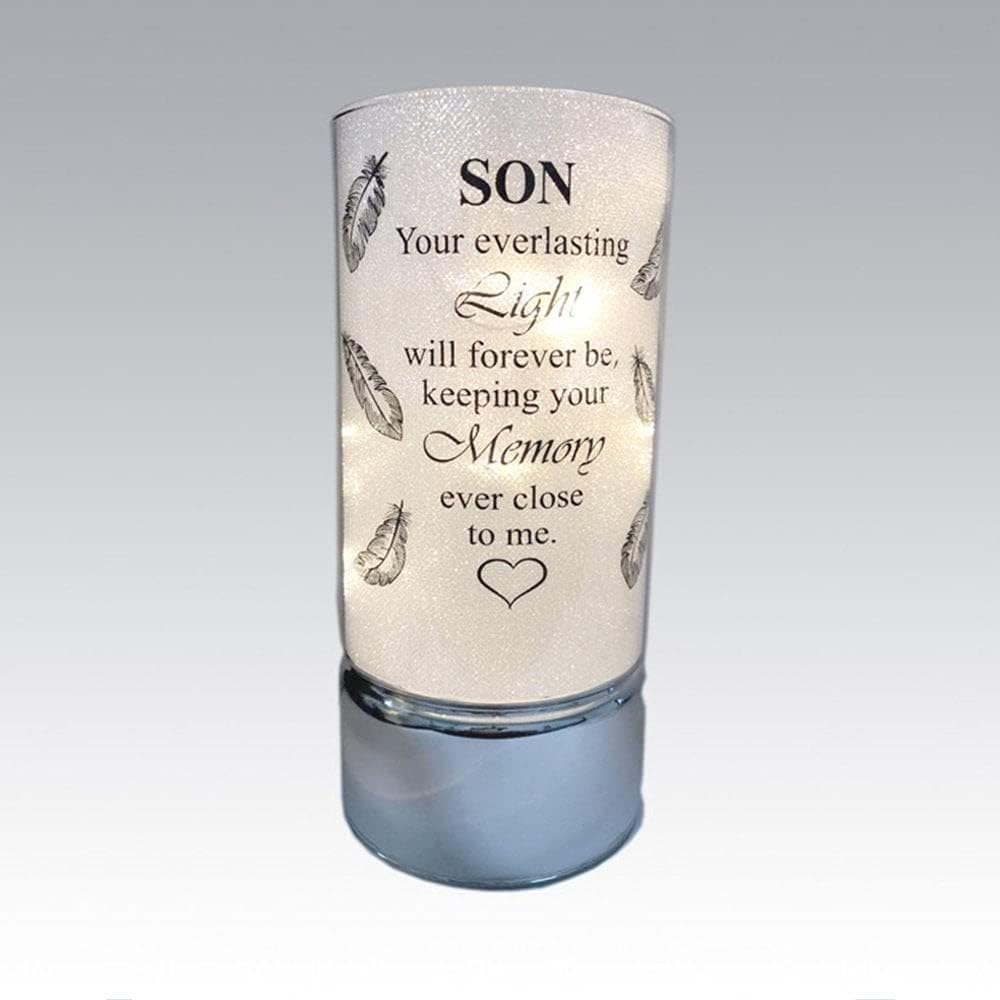David Fischhoff Family Members Light Up Memorial Light Tube Sparkly Shimmering Indoor Decoration Son