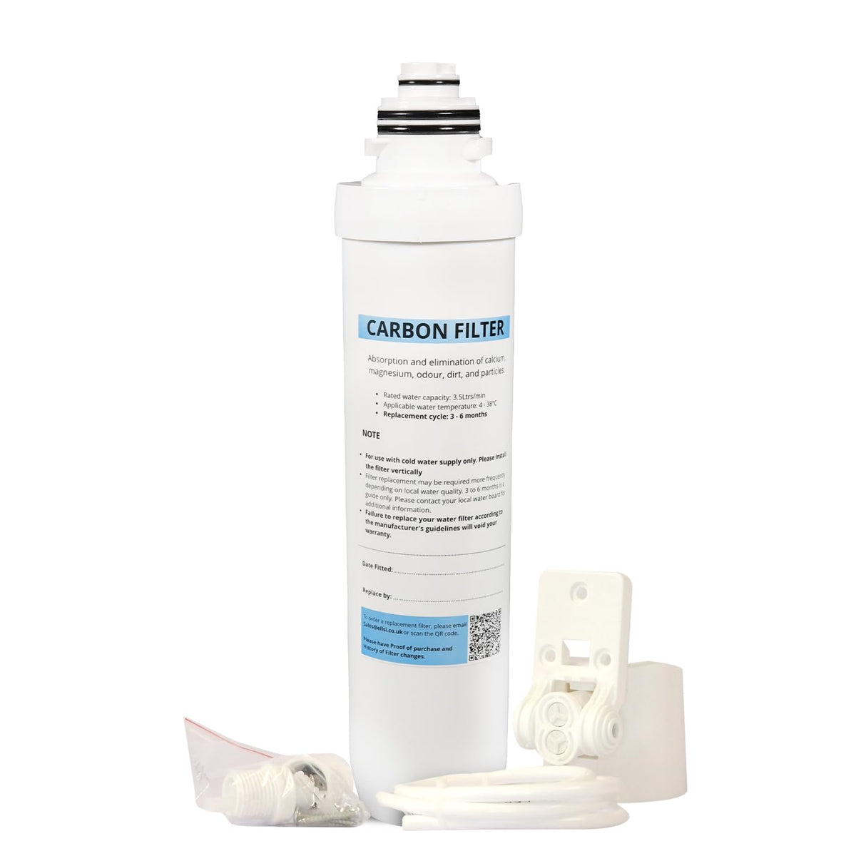 Excel Home - 3 in 1 Boiling Water Tap Replacement Carbon Filter, Reduces Metals and contaminants in Water. for Instant 3-in-1 Comes with Replacement