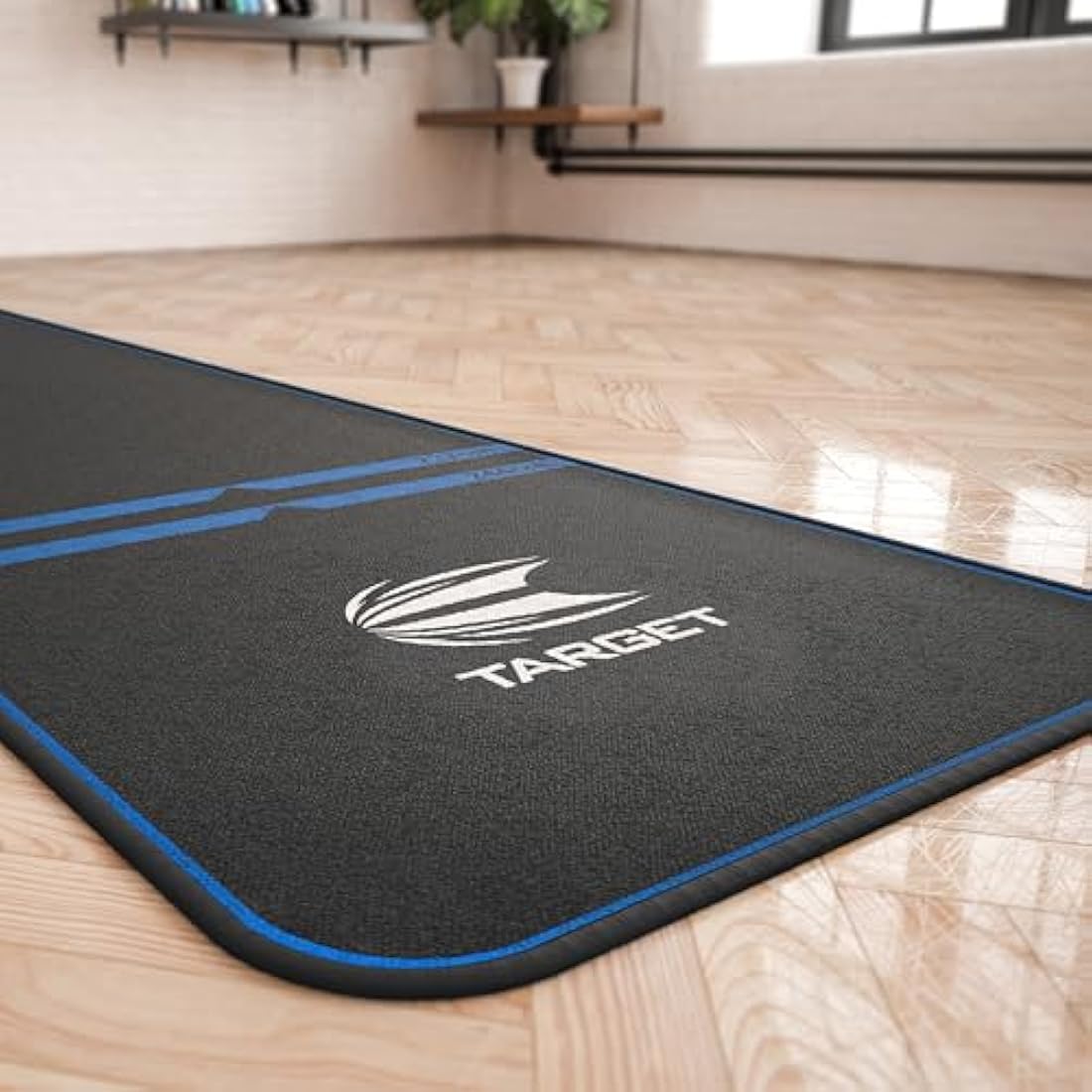 TARGET Darts Dart Mat - World Champions/INK/Mod | Dart Oche Mat with Soft Tip and Steel Tip Throw Line Distances | Non Slip Carpet Mats for Floor and Dart Tips Protection | Darts Accessories UK