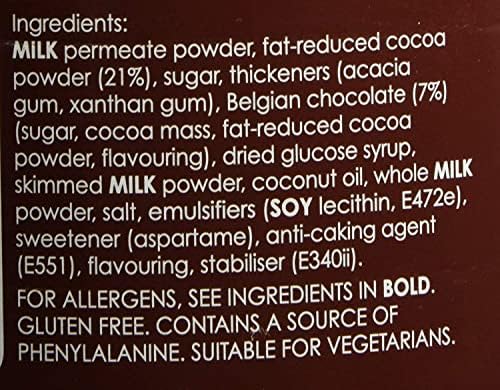 Option Belgian Choc-O-Lait Luxury Instant Hot Chocolate Drink with Sugar 2x825g