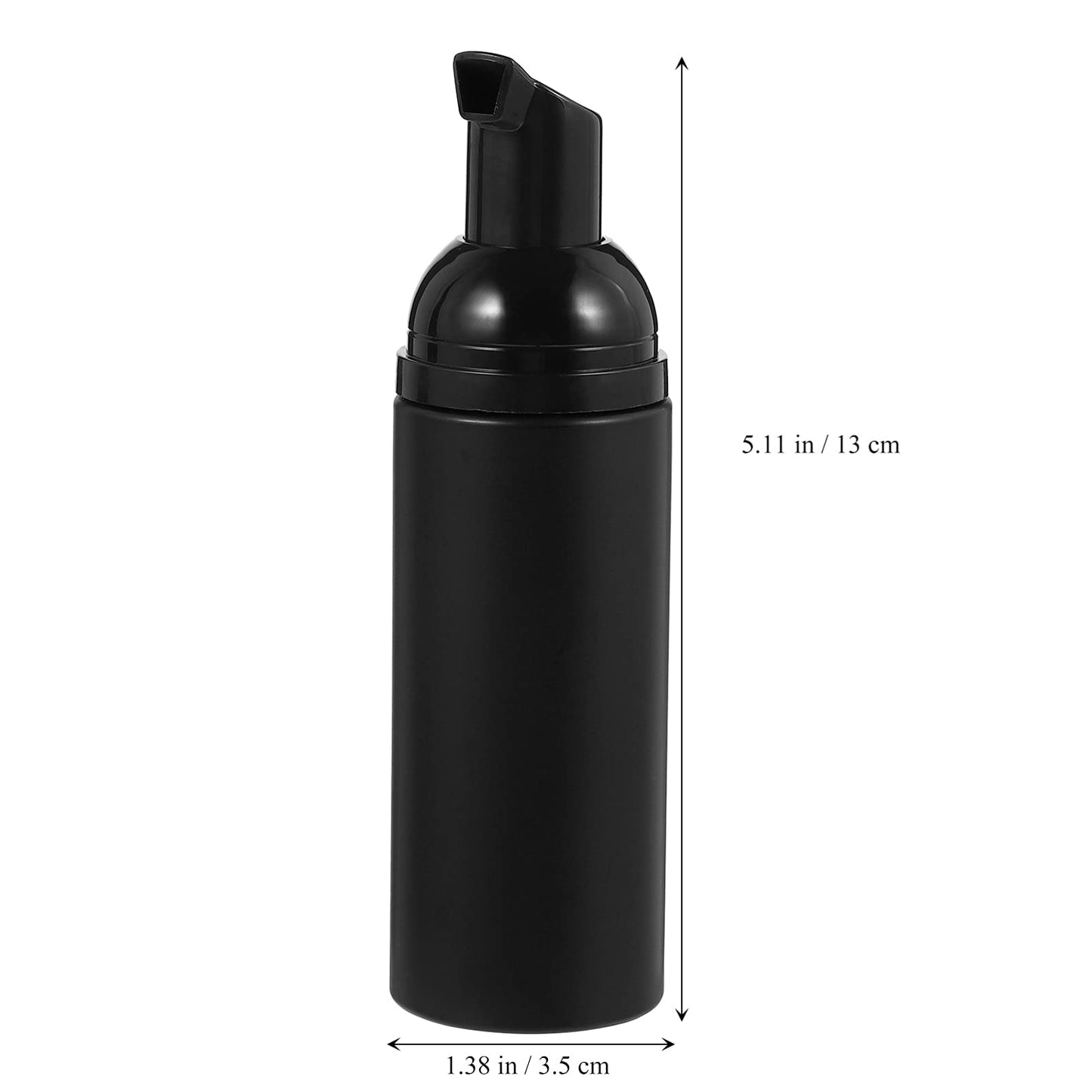 FRCOLOR Travel Foaming Bottle Dispenser 4.7Oz Spill-Proof Pump for Lash Foam Cleanser Soap with Stable Base for Home Camping Party Use
