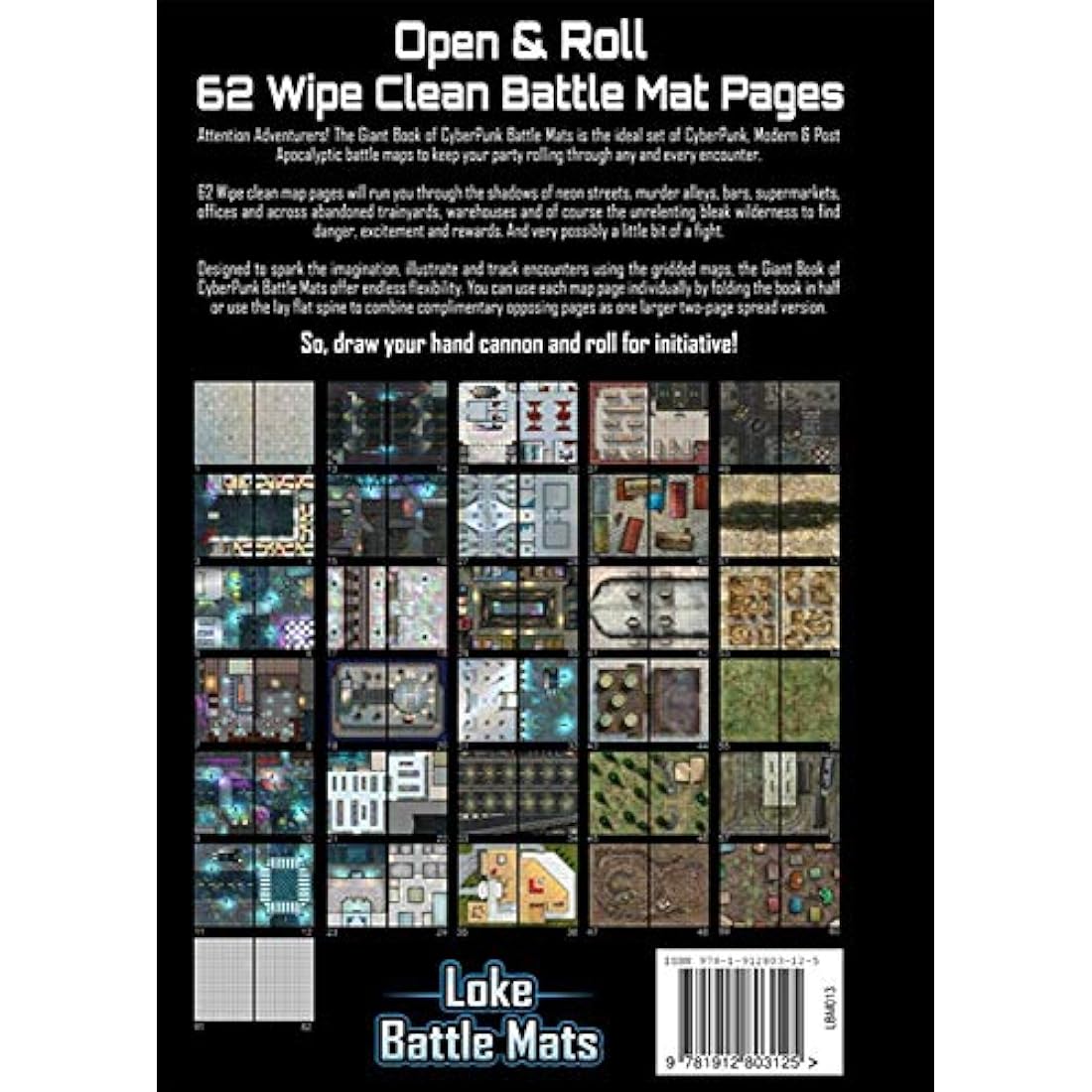 Loke Giant Book of Cyberpunk Battle Mats