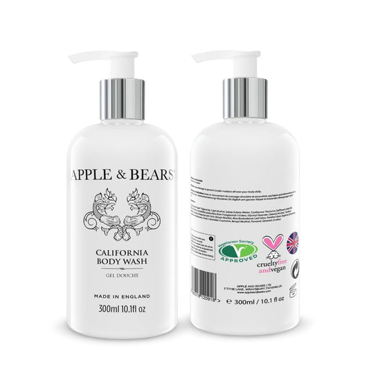 Apple & Bears Luxury California Body Wash/Shower Gel 300ml /10.1 fl oz