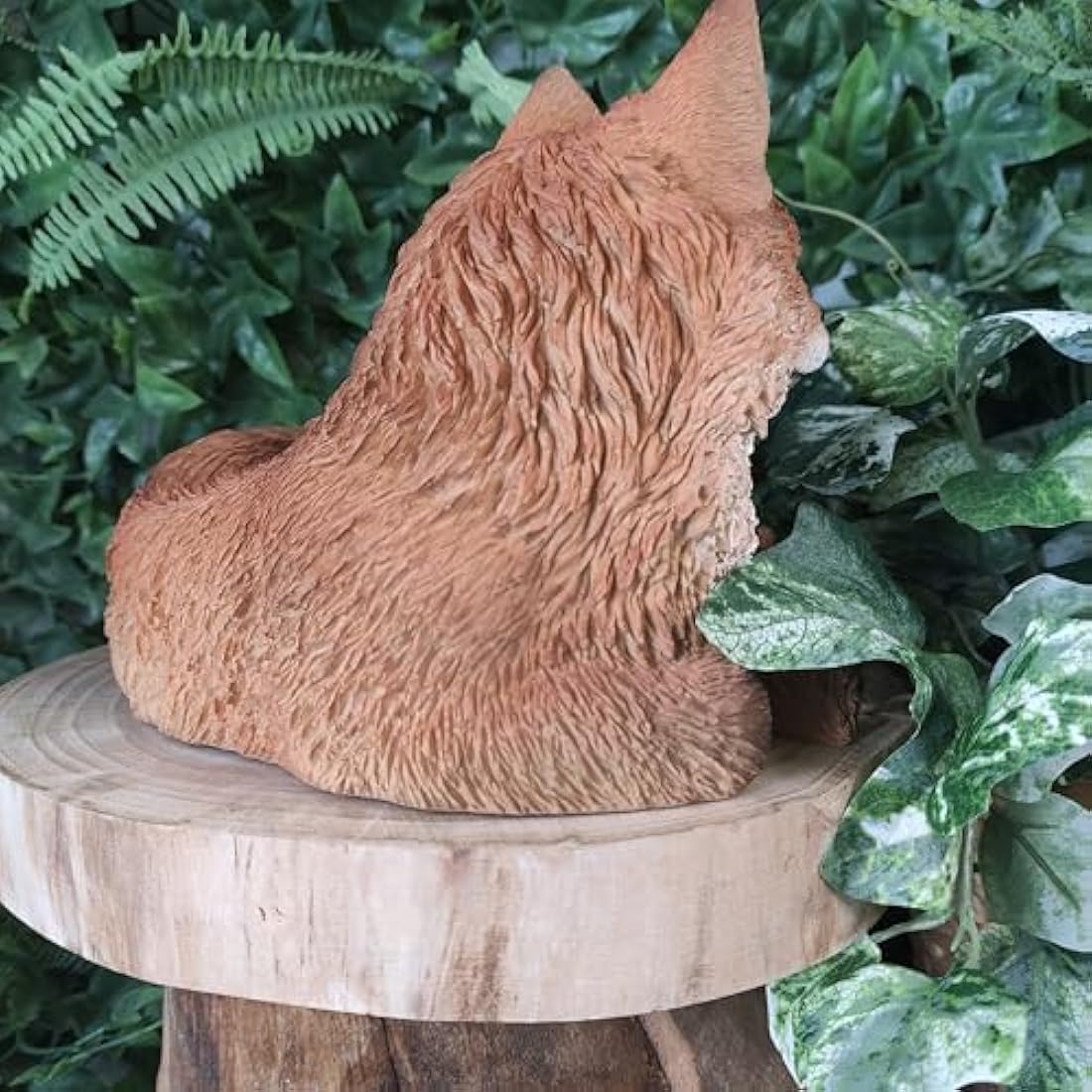 Vivid Arts Real Life Resting Fox | Resin Home or Garden Decoration | XRL-RFOX-D