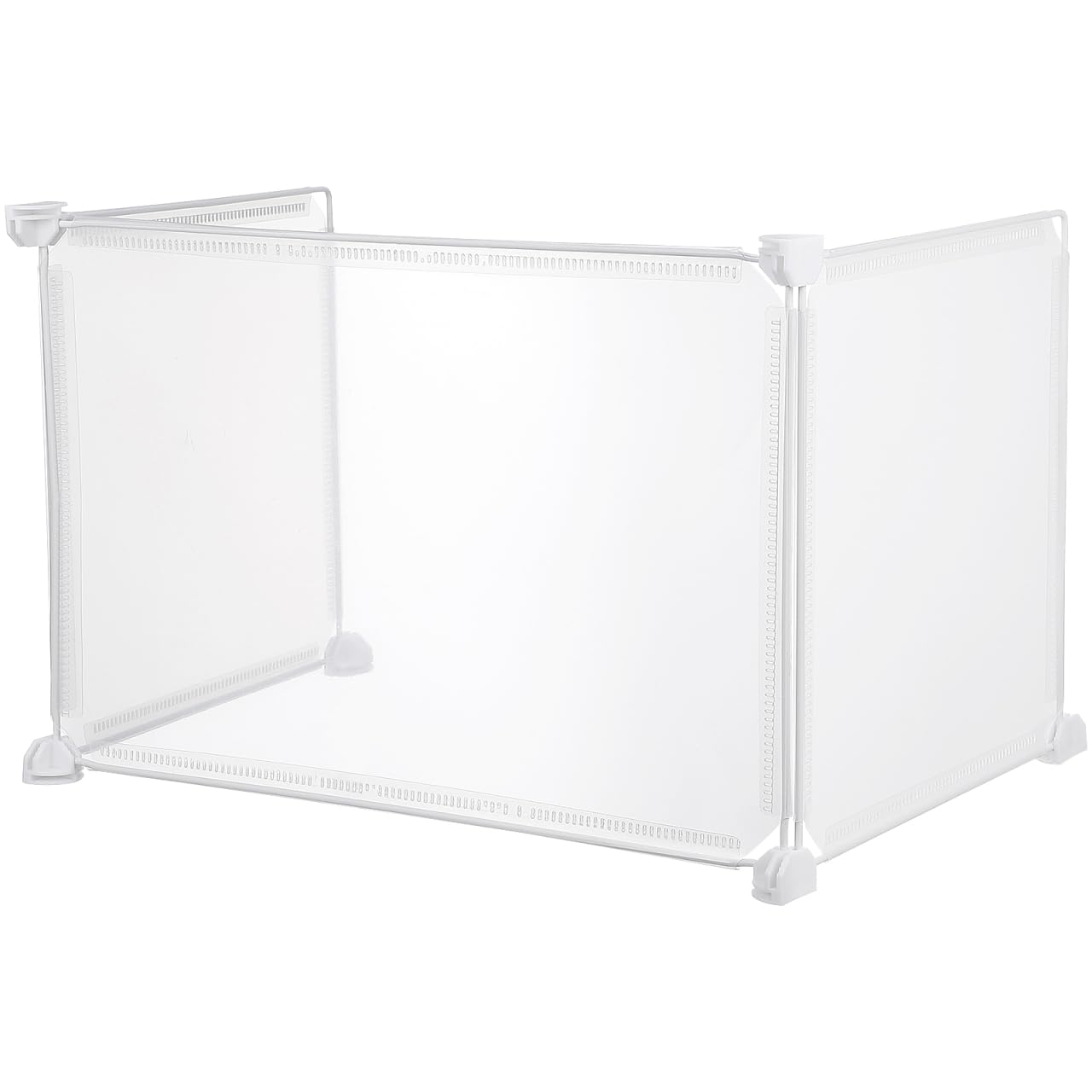 GALPADA Clear Sneeze Guard Board Desktop Area Dividing Board for Desk Partition Portable Countertop Barrier with Stable Base for Office Cashier