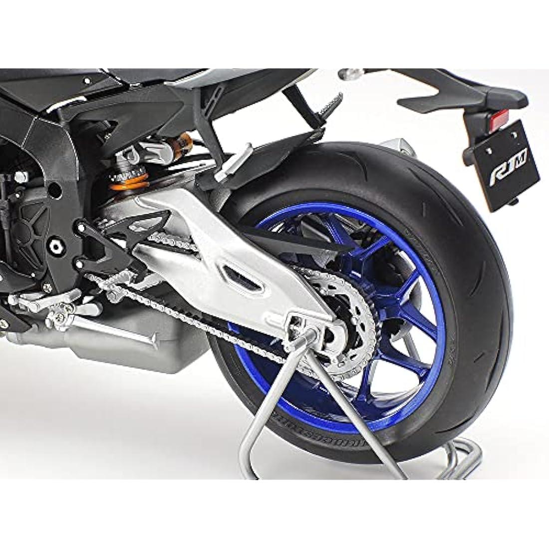 Tamiya TAM14133 300014133 Yamaha 14133 YZF-R1M Building 1:12 Scale High Fit Plastic Kit Model Motorcycle Assembly Unpainted, Unvarnished