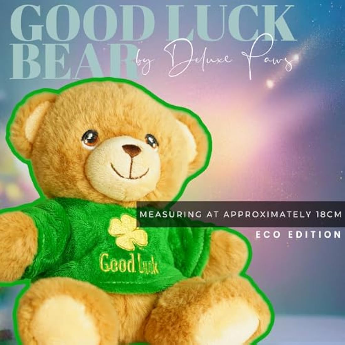 Deluxe Paws Eco Plush Special Occasions, 100% Recycled (Good Luck)