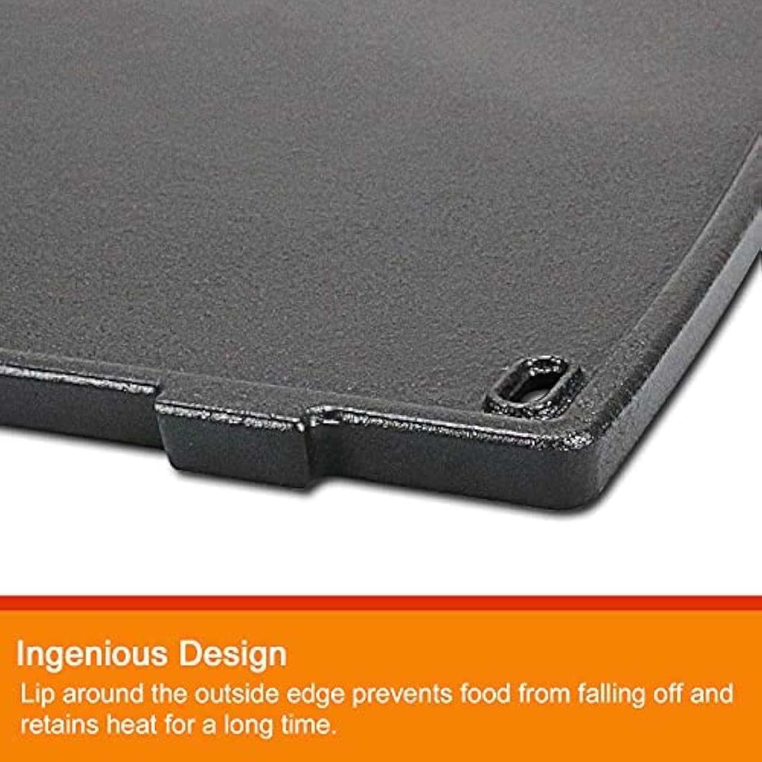 GFTIME 6559 38.9 X 27.5CM Grill Griddle Replacement Part for Weber Q200, Q2000 Series Grills, Cast Iron Grill Plate for Weber Q200, Q220, Q240, Q260, Q2000, Q2200, Q2400, Grill Spare Parts 1 Pack