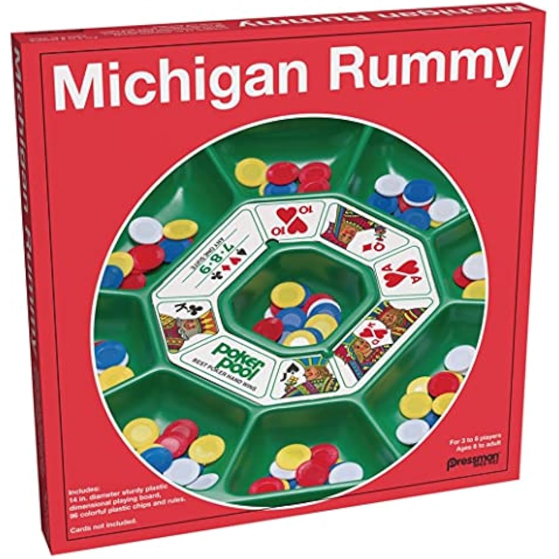 Pressman Michigan Rummy Classic Card Game for All Ages