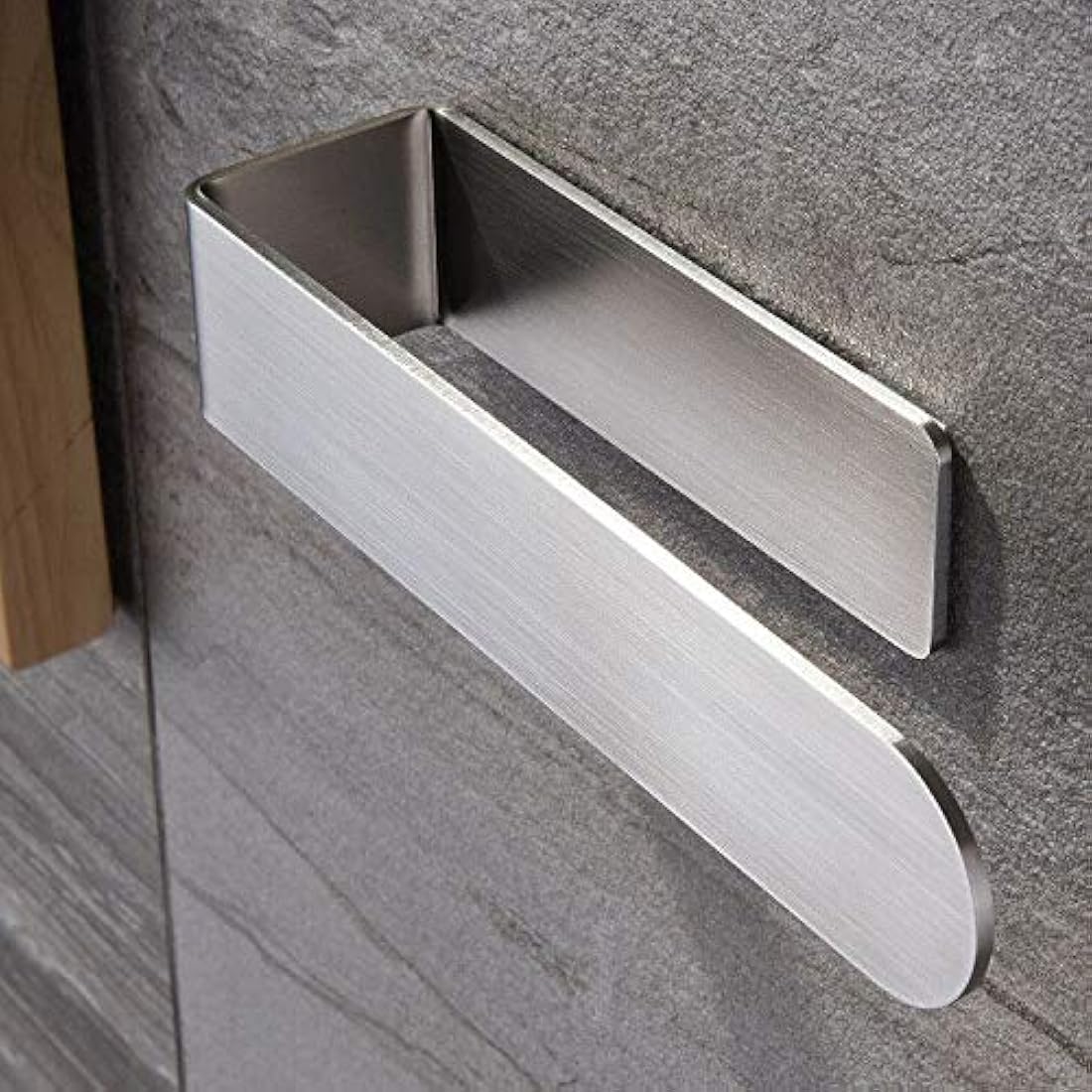 YIGII Hand Towel Holder Self Adhesive - Towel Ring Stainless Steel Towel Rail for Bathroom