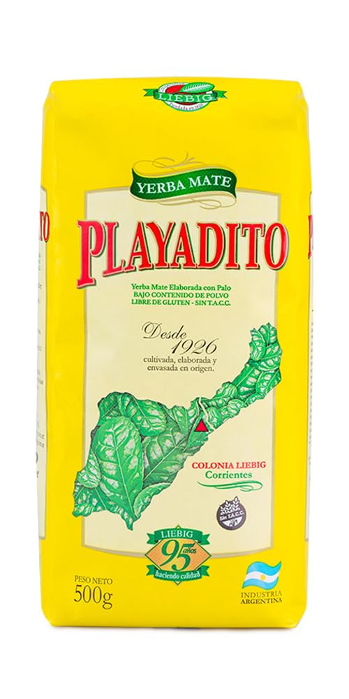 Playadito Yerba Mate Tea ? with Stems (Con Palos) (2 x 500gr)