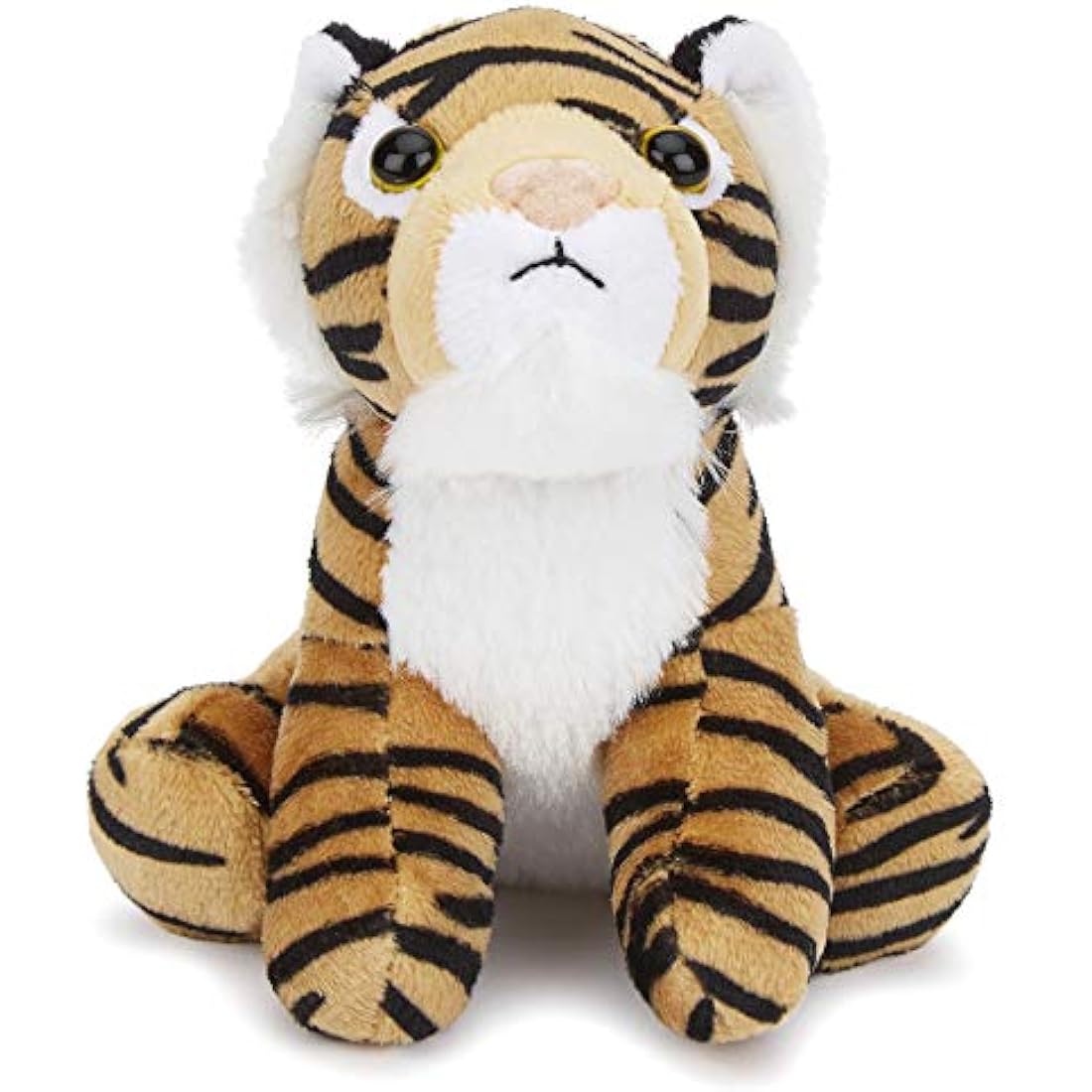 Zappi Co Children's Soft Cuddly Plush Toy Animal - Perfect Perfect Soft Snuggly Playtime Companions for Children (12-15cm /5-6") (Tiger)