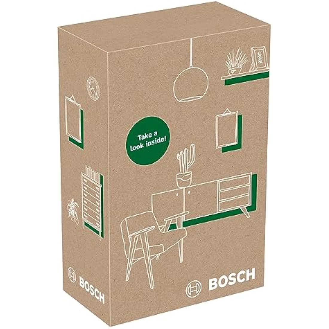 Bosch detector Truvo 2nd gen. (easy one-button handling, simple detection of live cables & metal wall scanner up to 70mm, in E-Commerce cardboard box)