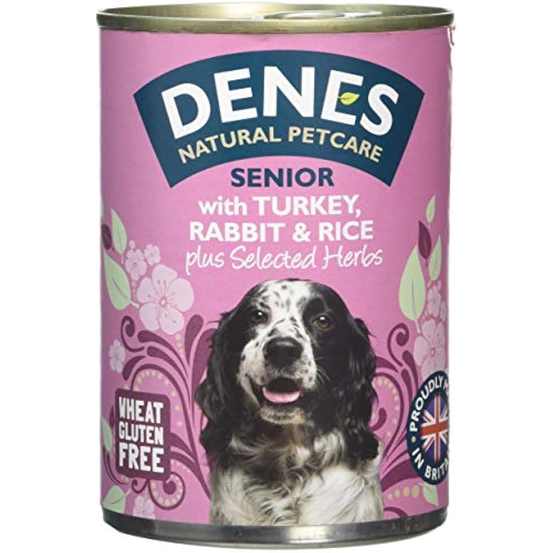 Denes Complete Senior Wet Dog Food Turkey Rabbit and Rice, 12 x 400 g