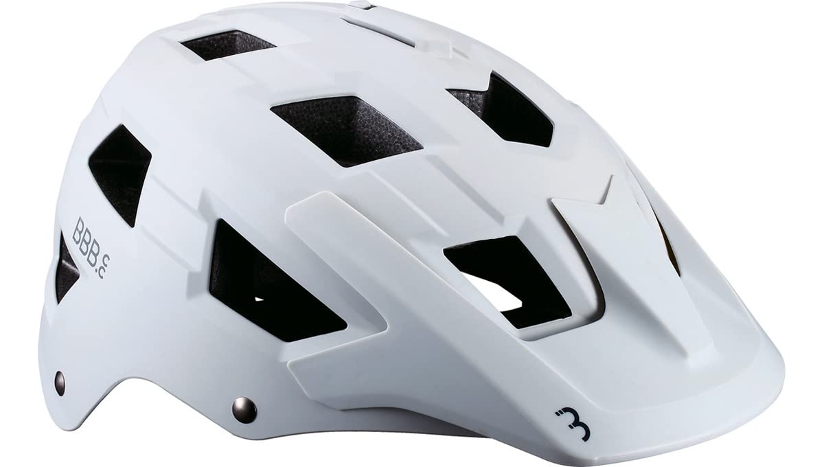 BBB Cycling Bike Helmet MTB Mountain Bike Cycle Helmet with Large Visor for Trek and Trail Bikes, Adult Helmet with Camera Mount ABS Shell Nanga