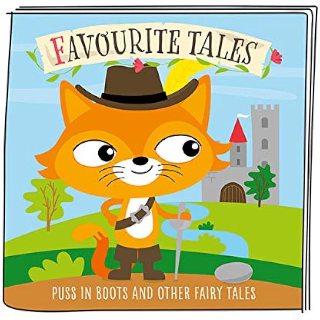 tonies Audio Character for Toniebox, Puss in Boots and Other Fairy Tales, 5 Magical Fairytale Stories for Use with Toniebox Music Player for Kids (Sold Separately)