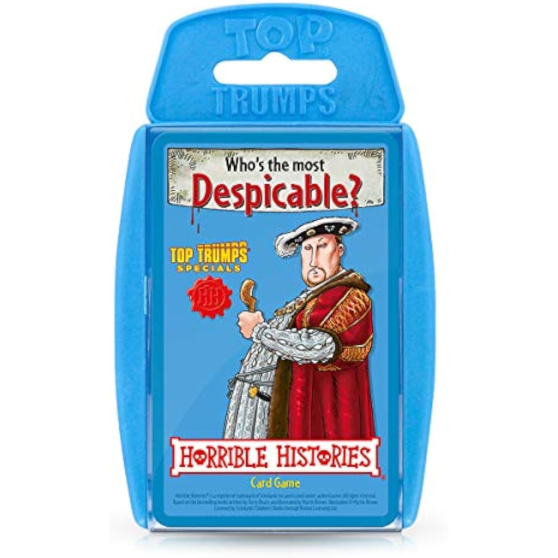 Top Trumps Horrible Histories Specials Card Game, play with history’s most despicable from King Henry VIII, Cleopatra VII and Alexander the Great, gift and toy for boys and girls Aged 6 plus