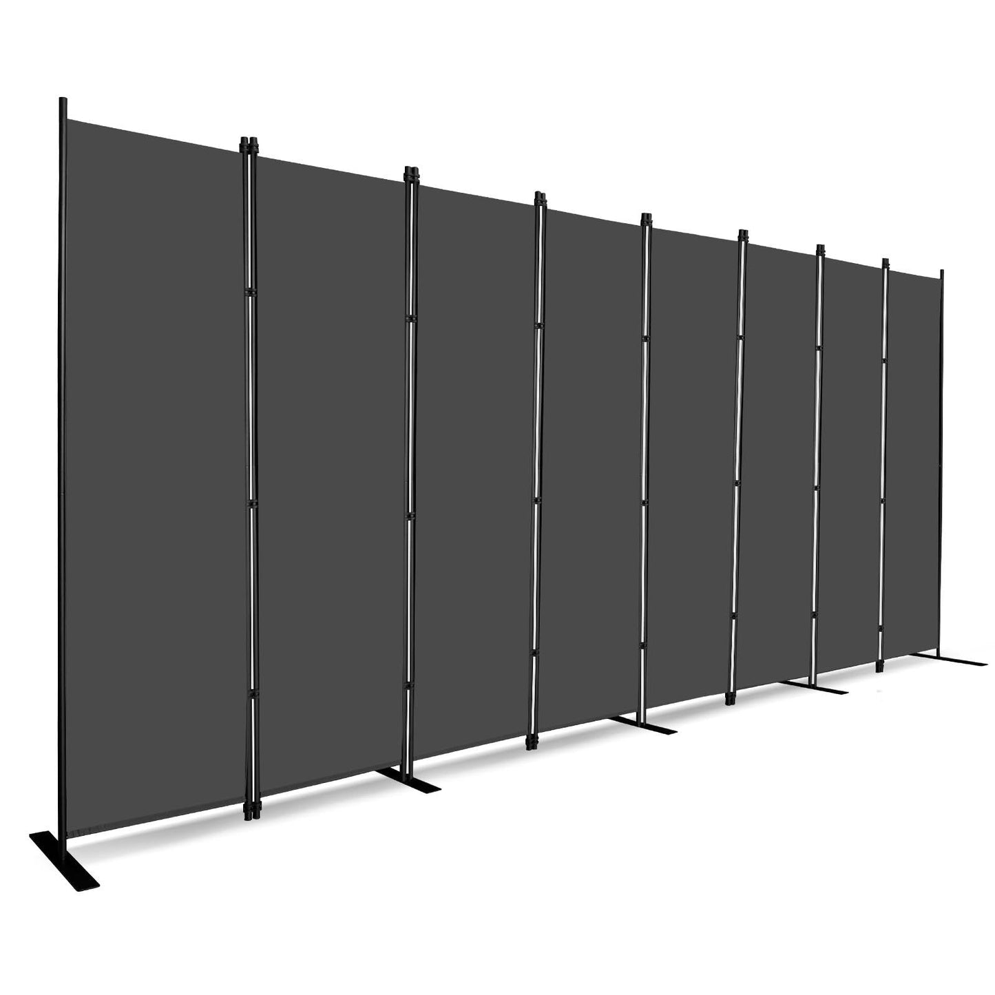 KEORTUN 8-Panel Indoor Room Dividers Folding Room Separator