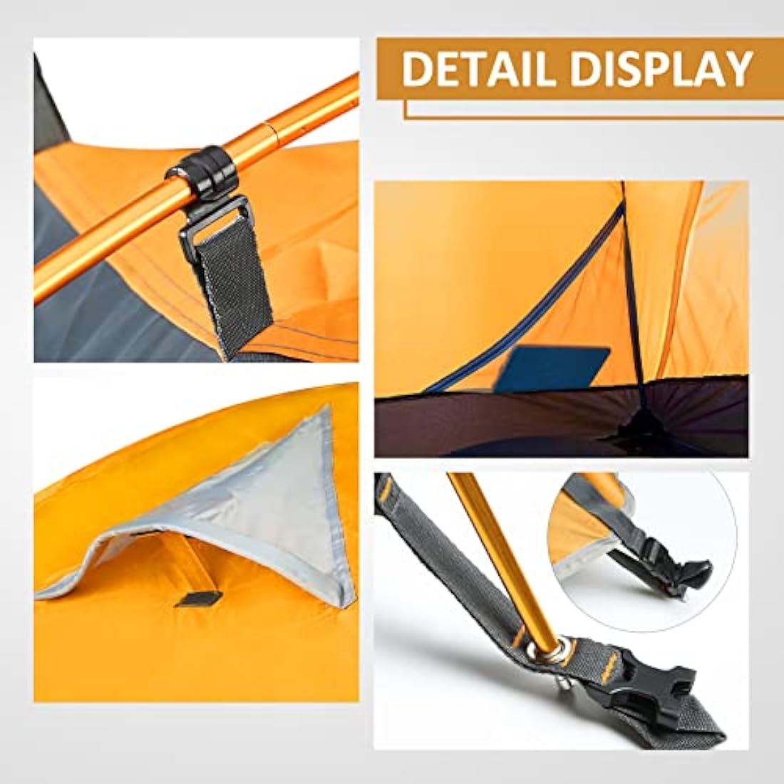 Bessport Tent 1 & 2 & 3 Person Ultralight Camping Tents, 3-4 Season Waterproof & Windproof Dome Tent, Small Pack Size, Suitable for Adults, Hiking, Camping, Outdoor