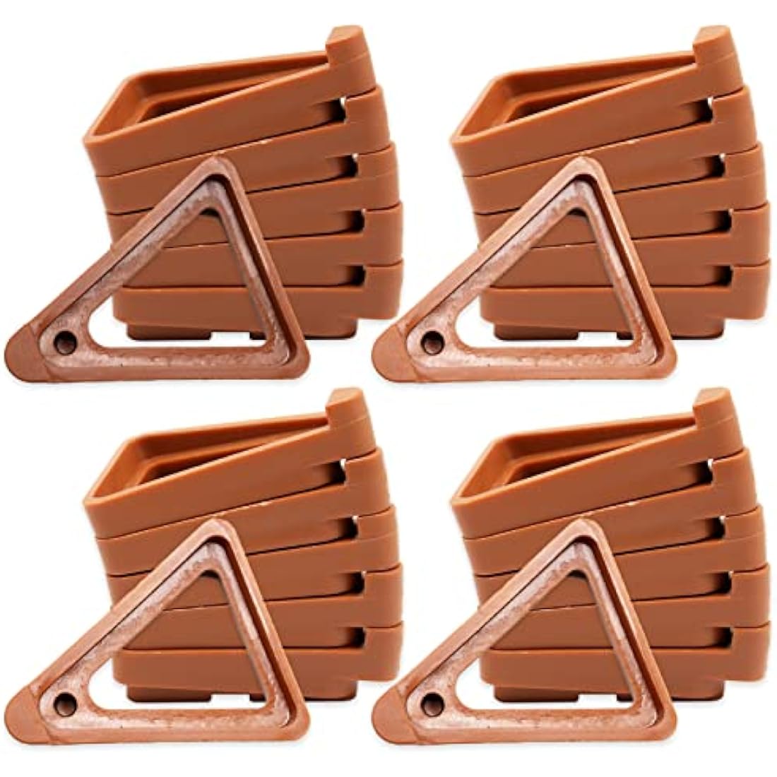 SZXMDKH 24 Triangle Toes Plant Pot Feet - Invisible Risers & Lifters for Terracotta & Other Pots - Indoor & Outdoor Use