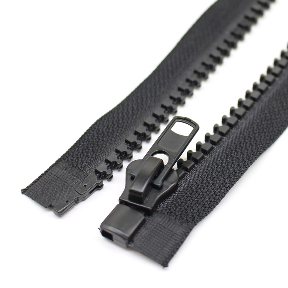 ByaHoGa Pack of 2 33 cm #10 Large Zip Plastic Separable (RZ)