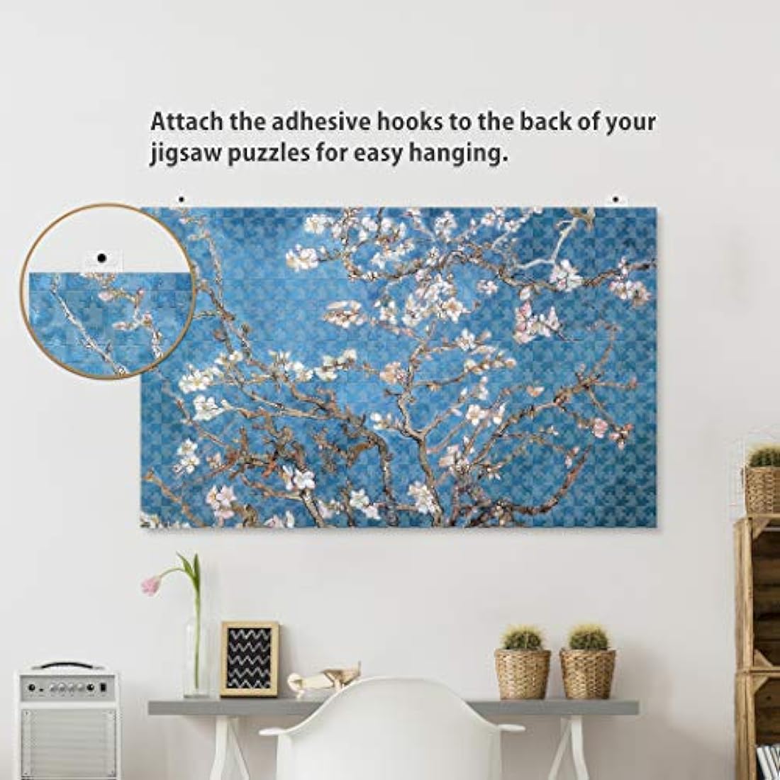 Lavievert Puzzle Saver Peel & Stick Adhesive Paper Jigsaw Puzzle Glue Best Way to Preserve Your Finished Puzzle - 14 Sheets