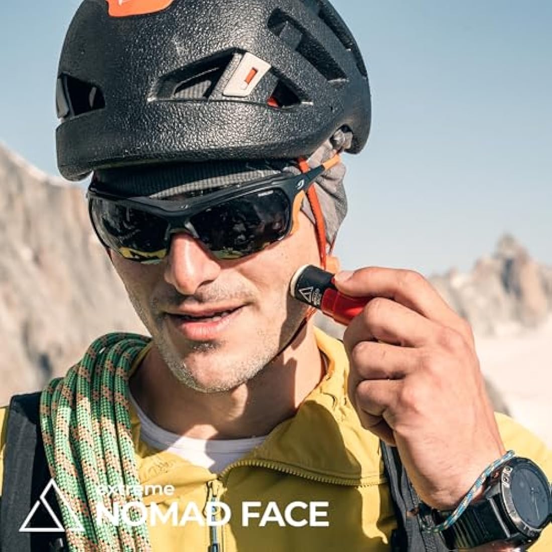 NOMAD FACE Facial Sunscreen Stick SPF50+ – Extreme Sports Sunblock Stick with Water-Free Formula
