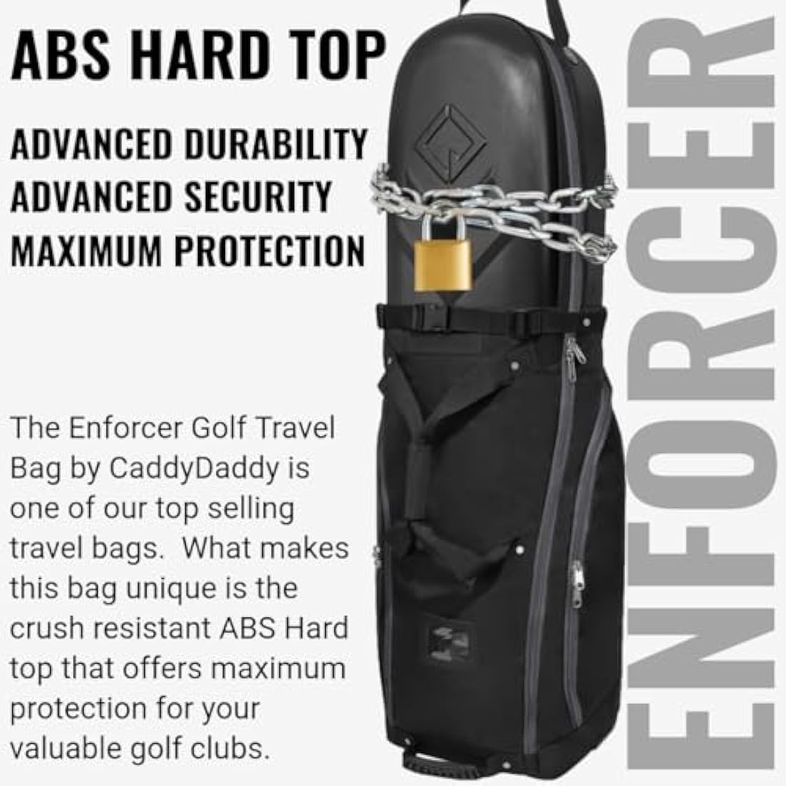 CaddyDaddy Golf- Enforcer Hard Top Travel Cover