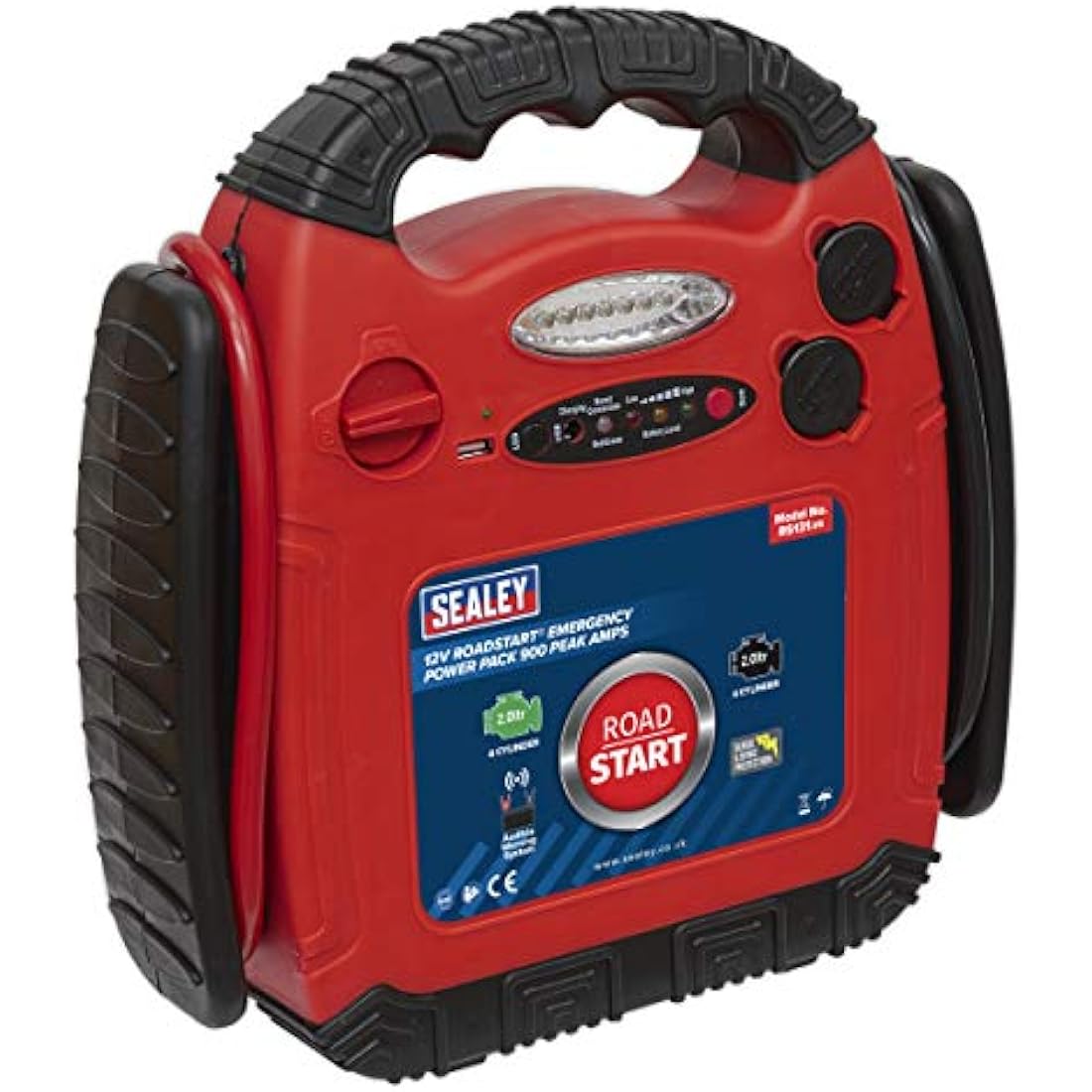 Sealey Rs131 Roadstart Emergency Power Pack 12V 900 Peak Amps