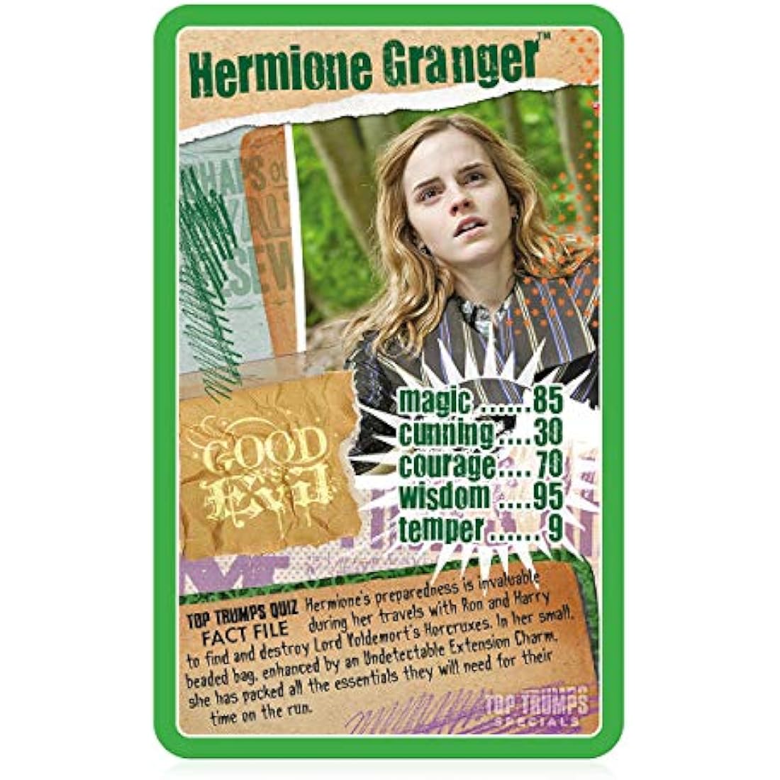 Top Trumps Harry Potter and the Deathly Hallows Part 1 Specials Card Game, play with Harry, Ron, Hermione, Dumbledore, Hagrid and Voldemort, gift and Toys for Boys and Girls Aged 6 plus