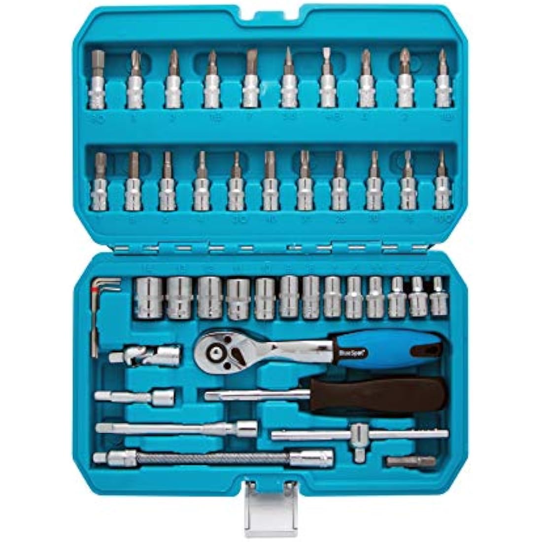 BlueSpot 01530 46 PCE 1/4" Drive Socket Set