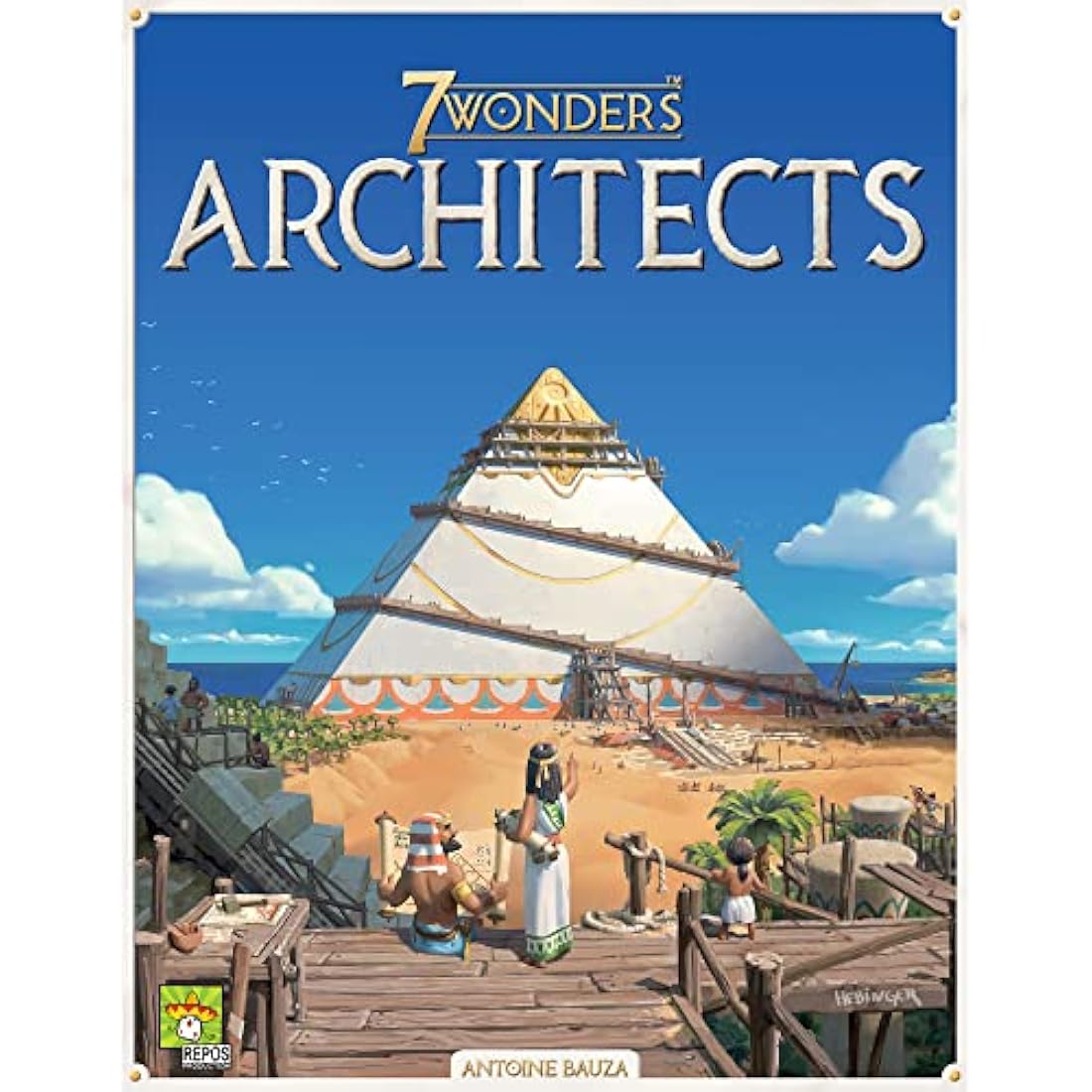 Repos Production | 7 Wonders Architects | Family Board Game | Ages 8+ | 2-7 Players | 25 Minutes Playing Time