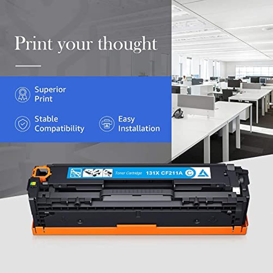 STAROVER Compatible Toner Replacement for HP 131X 131A CF210X CF210A for HP Laserjet M251nw M276nw,128A CE320A CP1525n CP1525nw CM1415fn CM1415fnw,125A CB540A CP1215 CP1215 CP115 CP115 515n CM. 1312