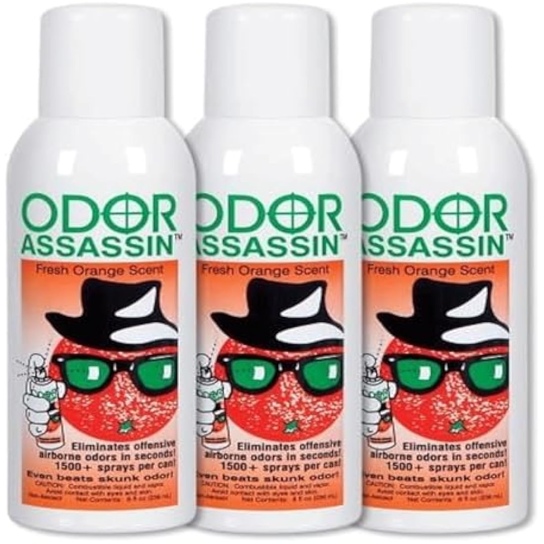 Odor Assassin Orange, Set of 3